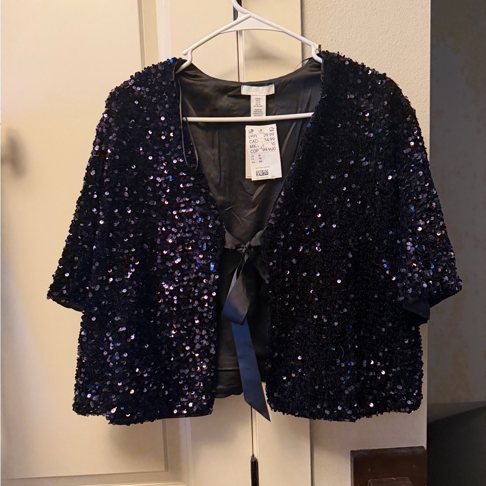 Sequin bolero jacket